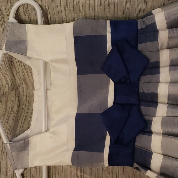 Sz 3 Blue & White Formal Dress - Picture 4 of 5